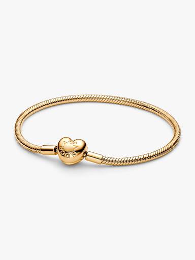 Pandora Moments ormkedjearmband med hjärtformat lås