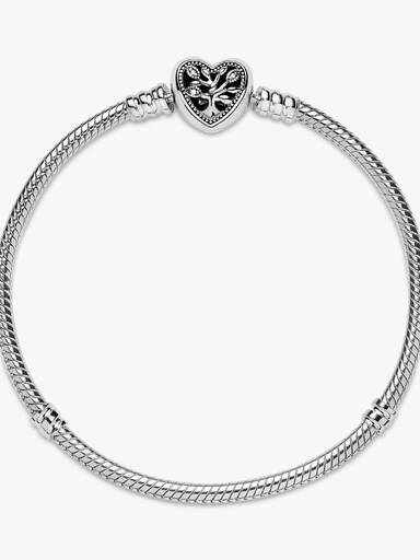 Pandora Moments ormkedjearmband med hjärtformat lås