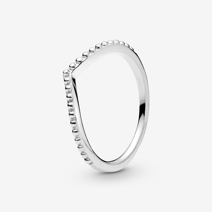 Pärlad Wishbone Ring image number 0