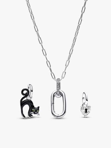 Halsband & Kattberlock Set