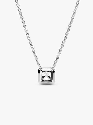Kvadratisk Skimrande Halo Halsband