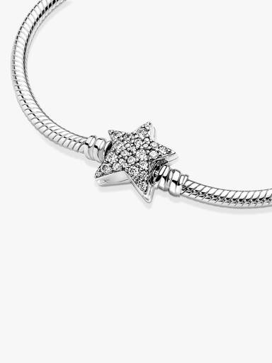 Pandora Moments ormkedjearmband med stjärnformat lås