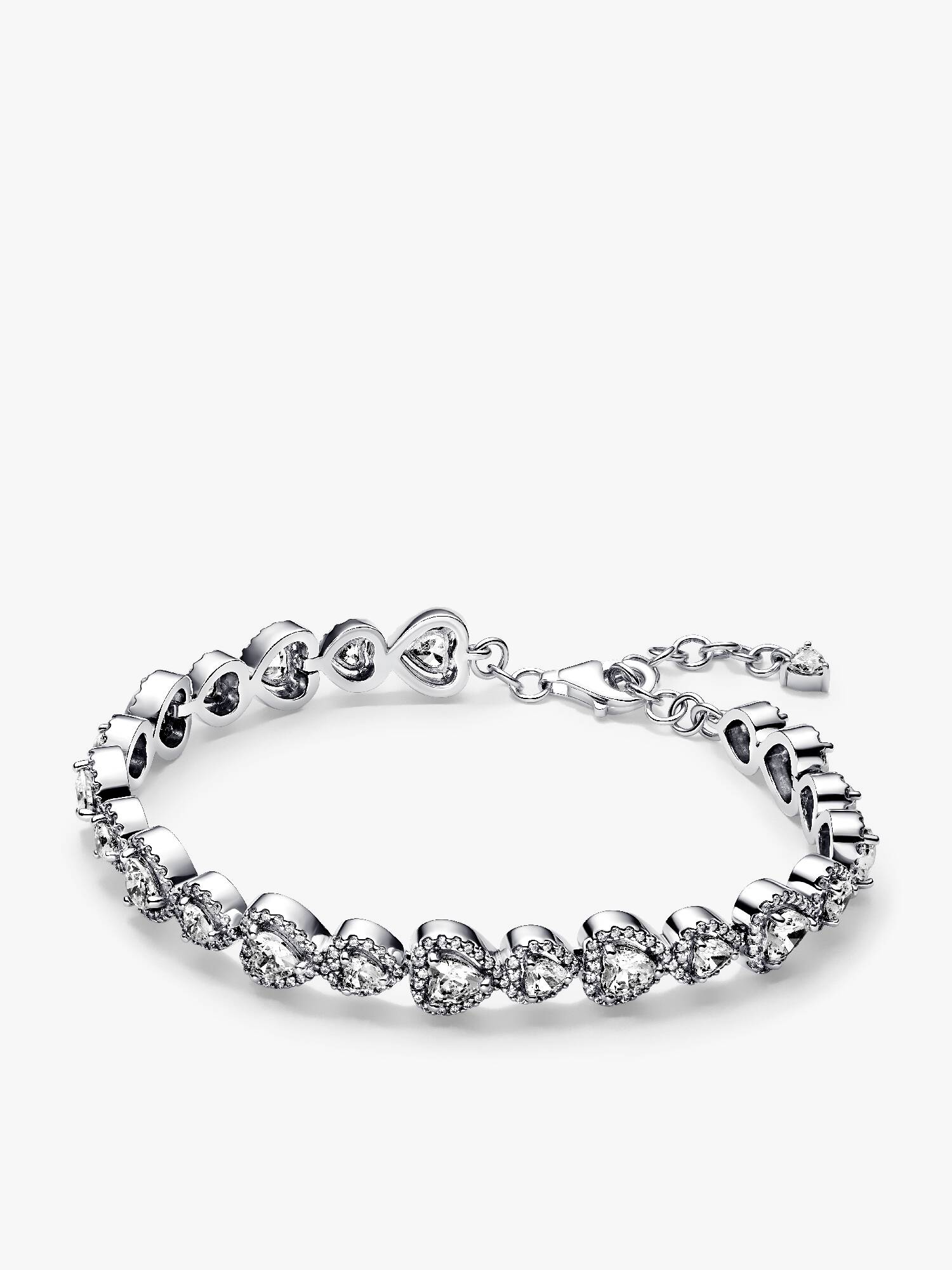 Pavéarmband med halo