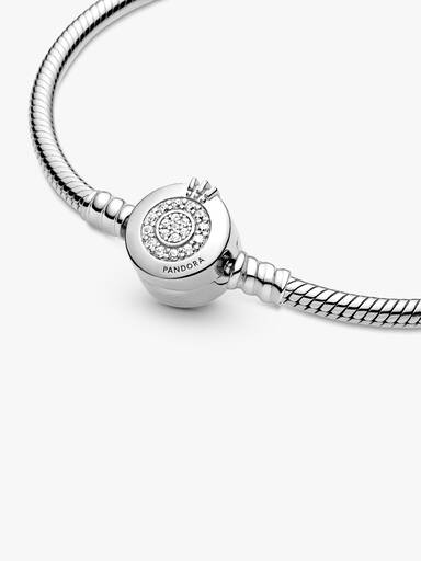 Pandora Moments glittrande Crown O-ormkedjearmband