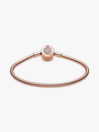 Pandora Moments glittrande Crown O-ormkedjearmband