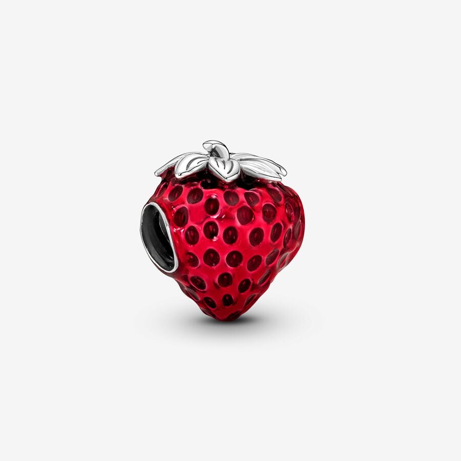 Seeded Strawberry Fruit Charm image number 0
