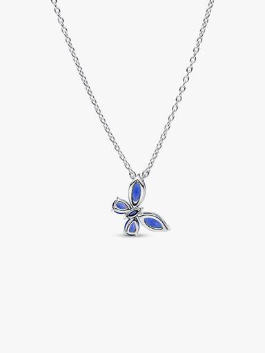 Halsband med hängsmycke och fjäril