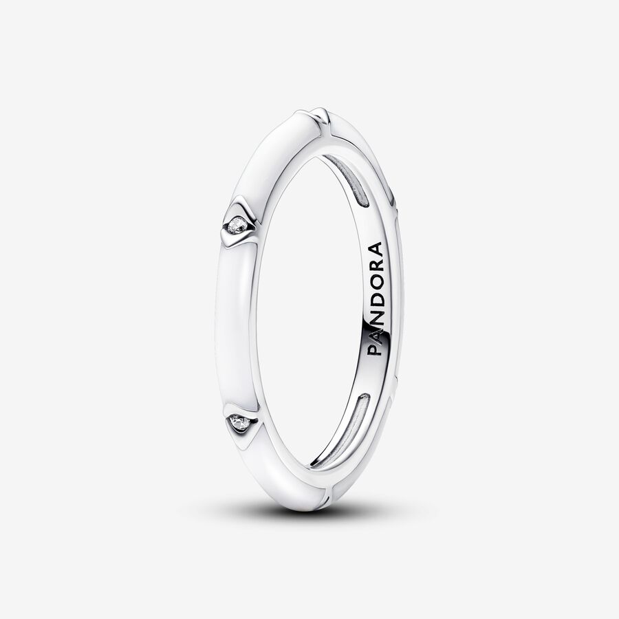 Pandora ME-ring med stenar och emalj image number 0