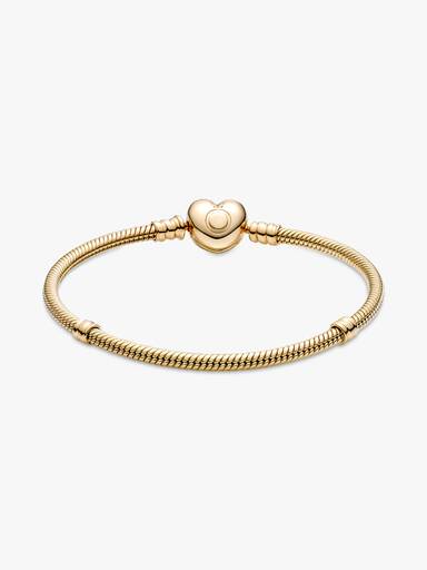 Pandora Moments Hjärtlås Ormkedjearmband