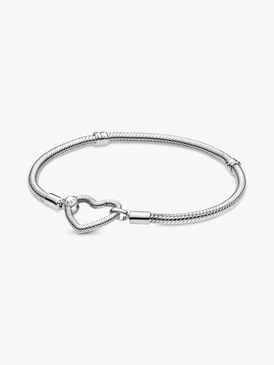 Pandora Moments ormkedjearmband med hjärtlås
