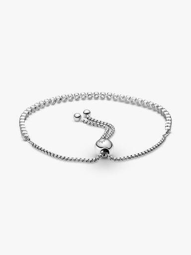 Glittrande tennisarmband