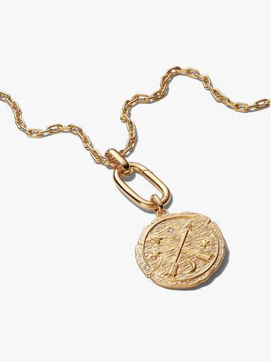 Halsbandsset med medaljonger med korsade pilar