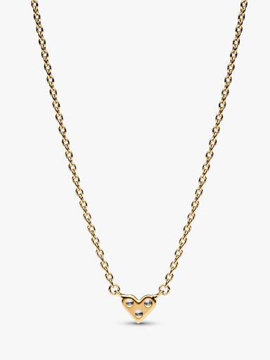 Collierhalsband med glittrande hjärta