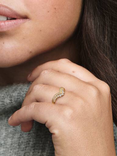 Pandora Timeless wishbone-ring