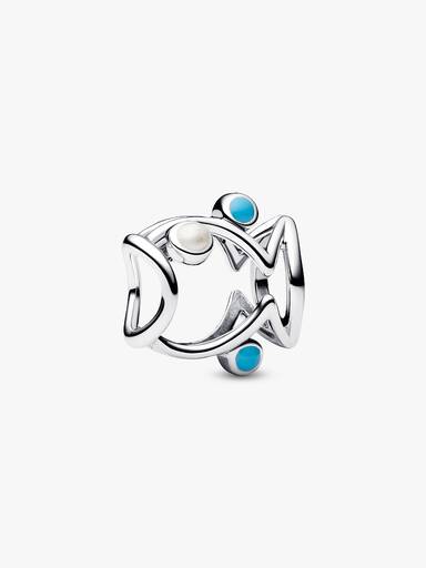 Öppen berlock i sterlingsilver