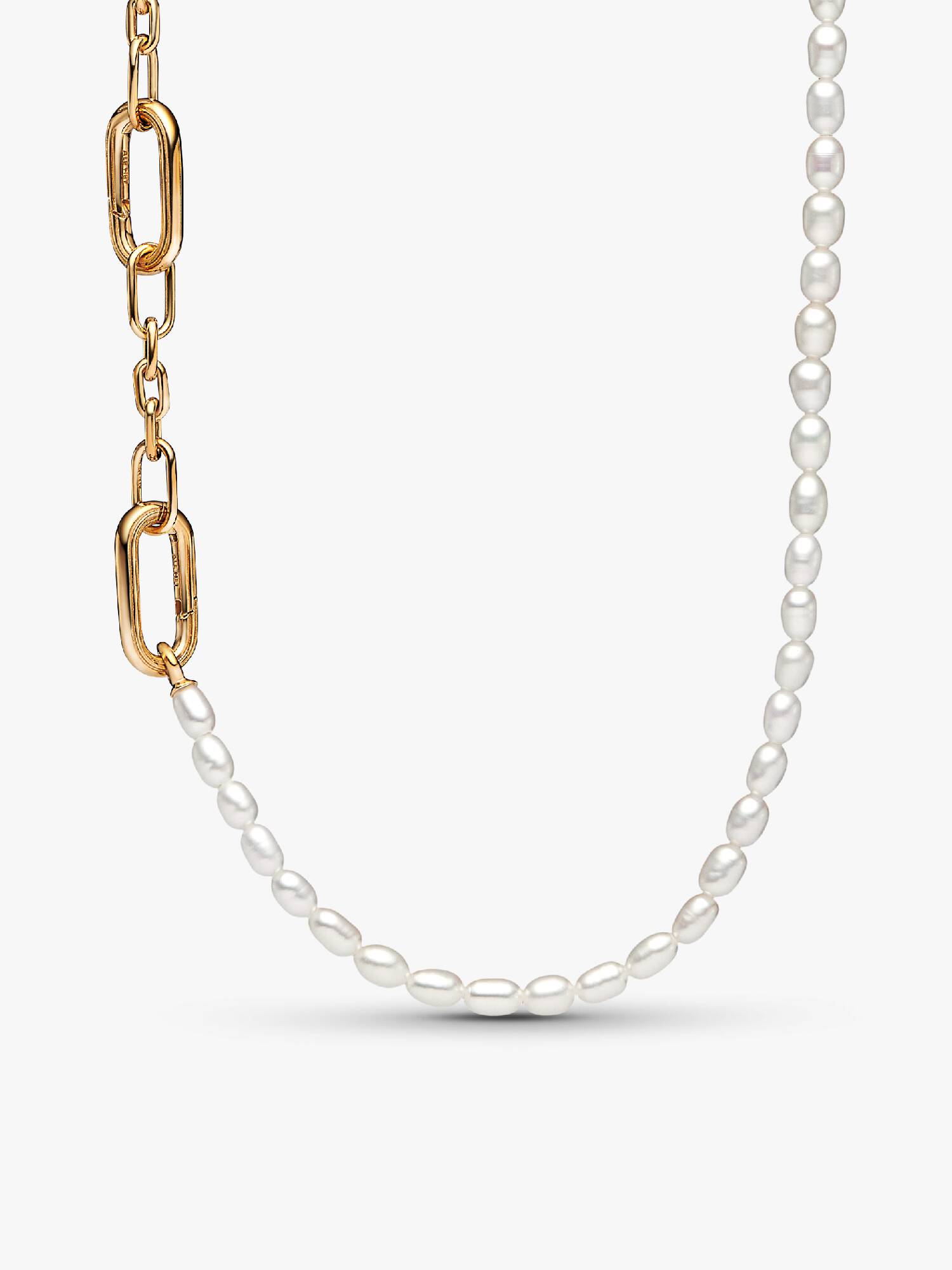 Pandora ME smalt halsband med sötvattensodlade pärlor