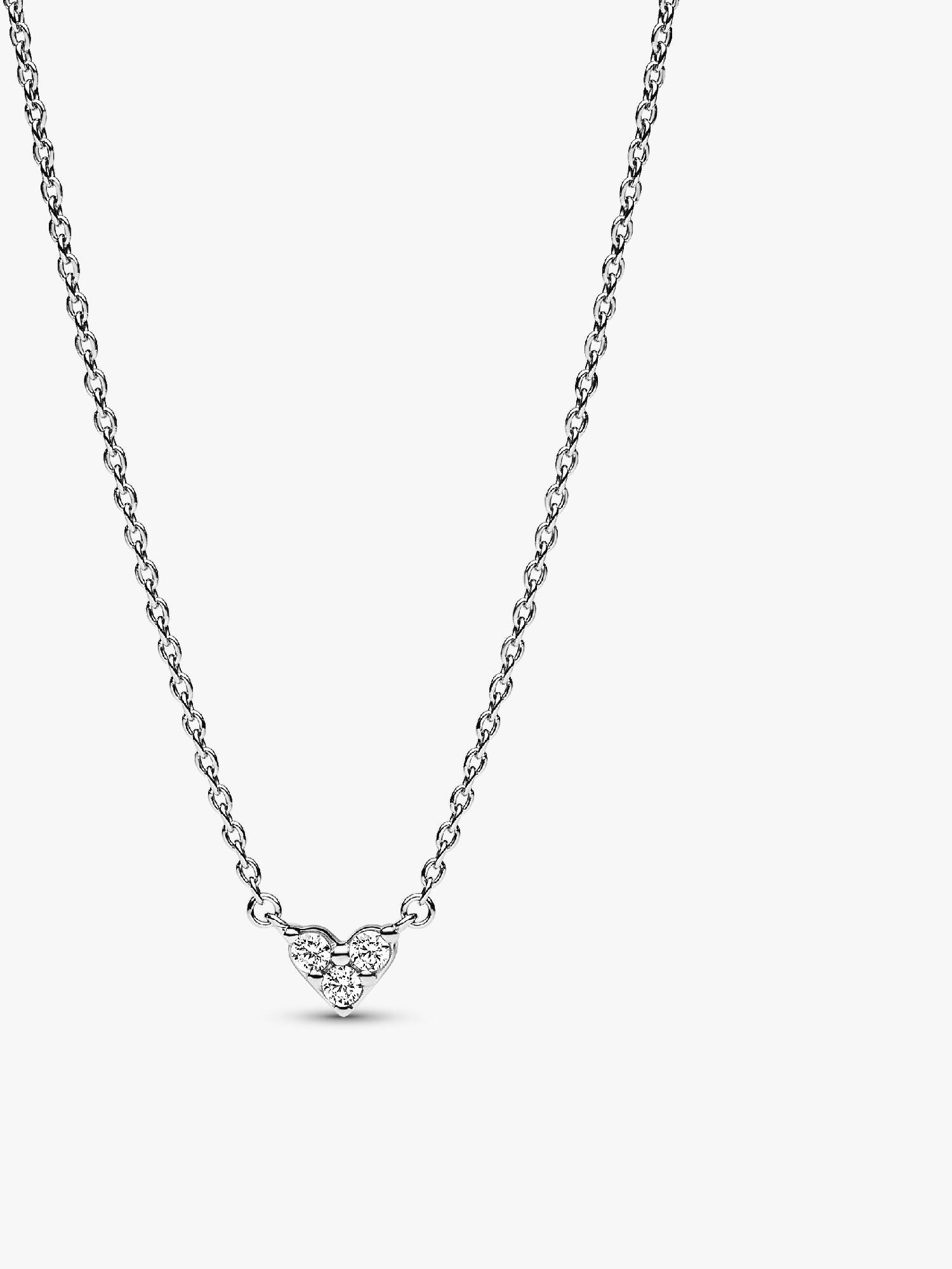 Collierhalsband med glittrande hjärta
