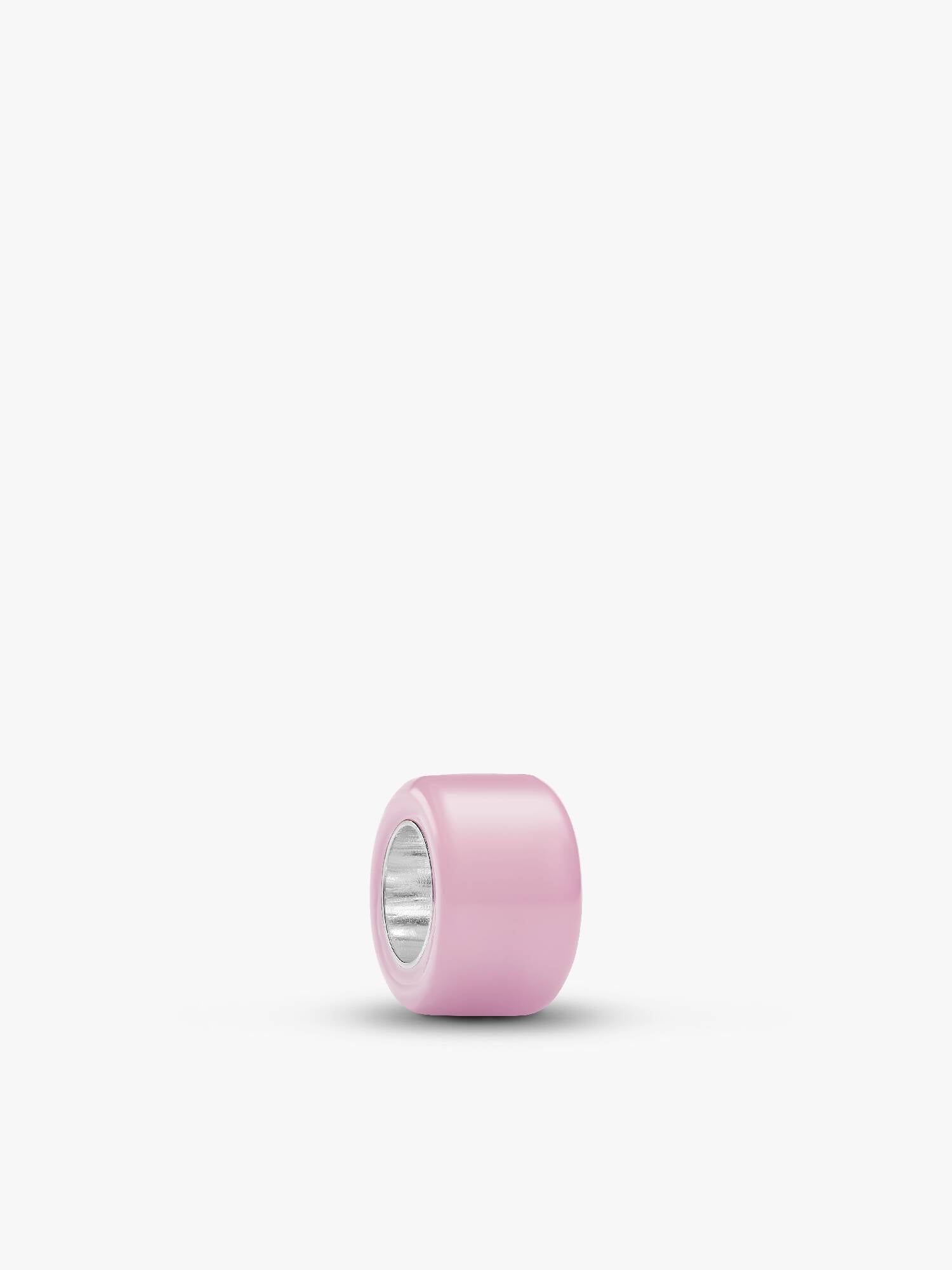 Miniberlock i rosa muranoglas