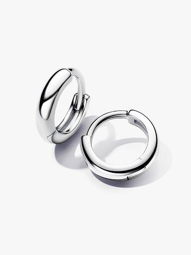 Runda huggie-hoops