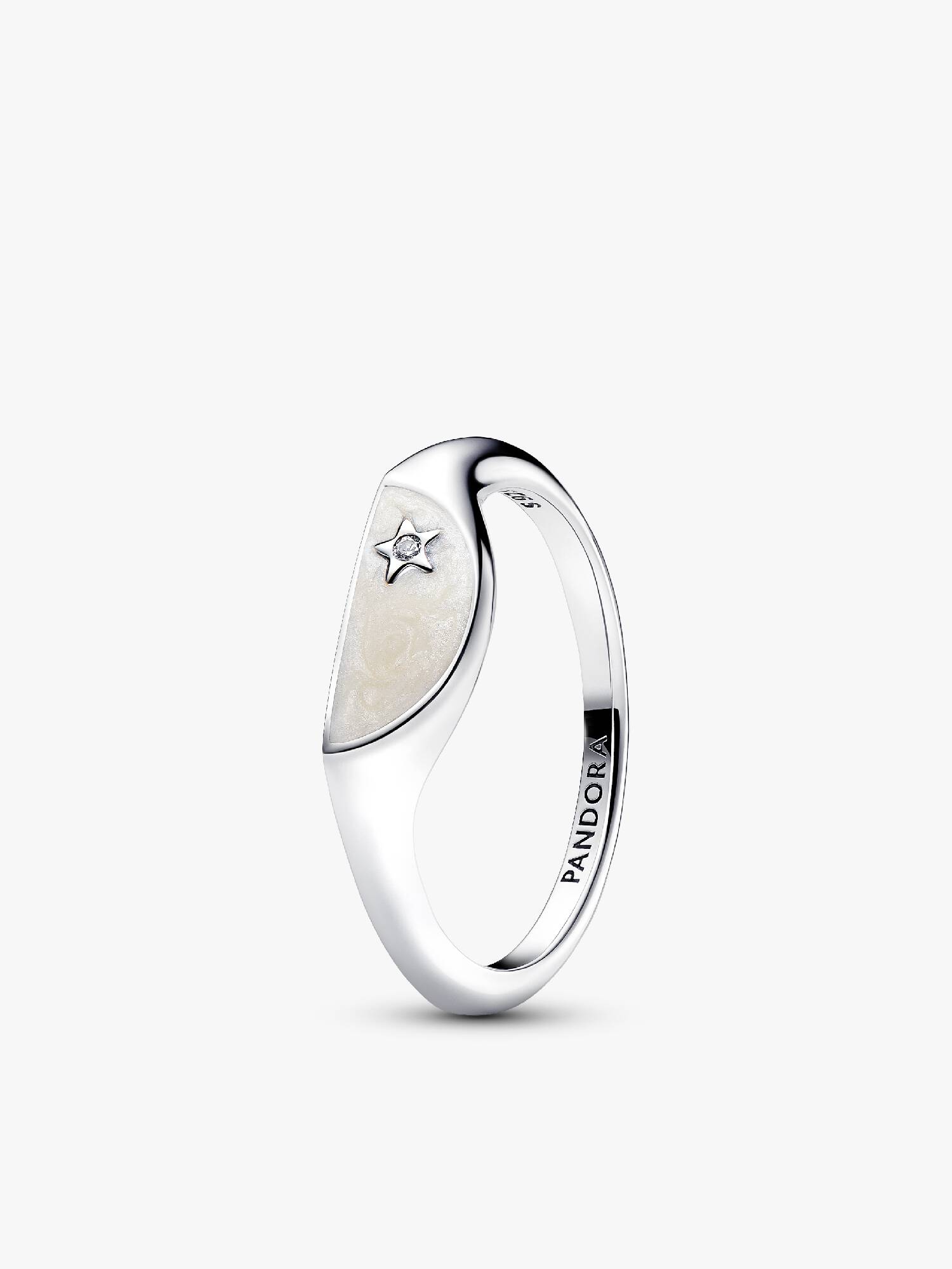 Pandora ME signetring med emalj