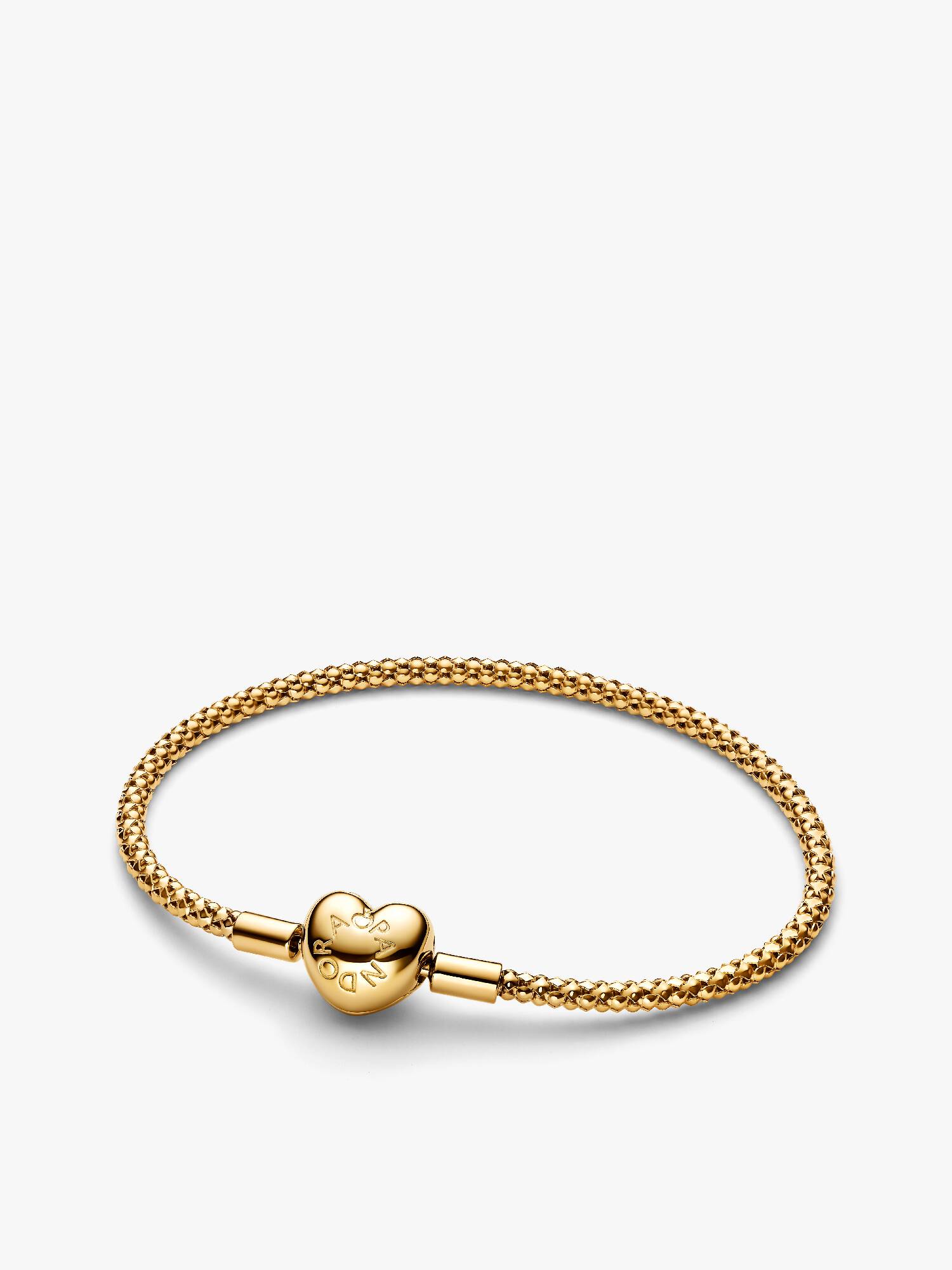 Ormkedjearmband med hjärtlås