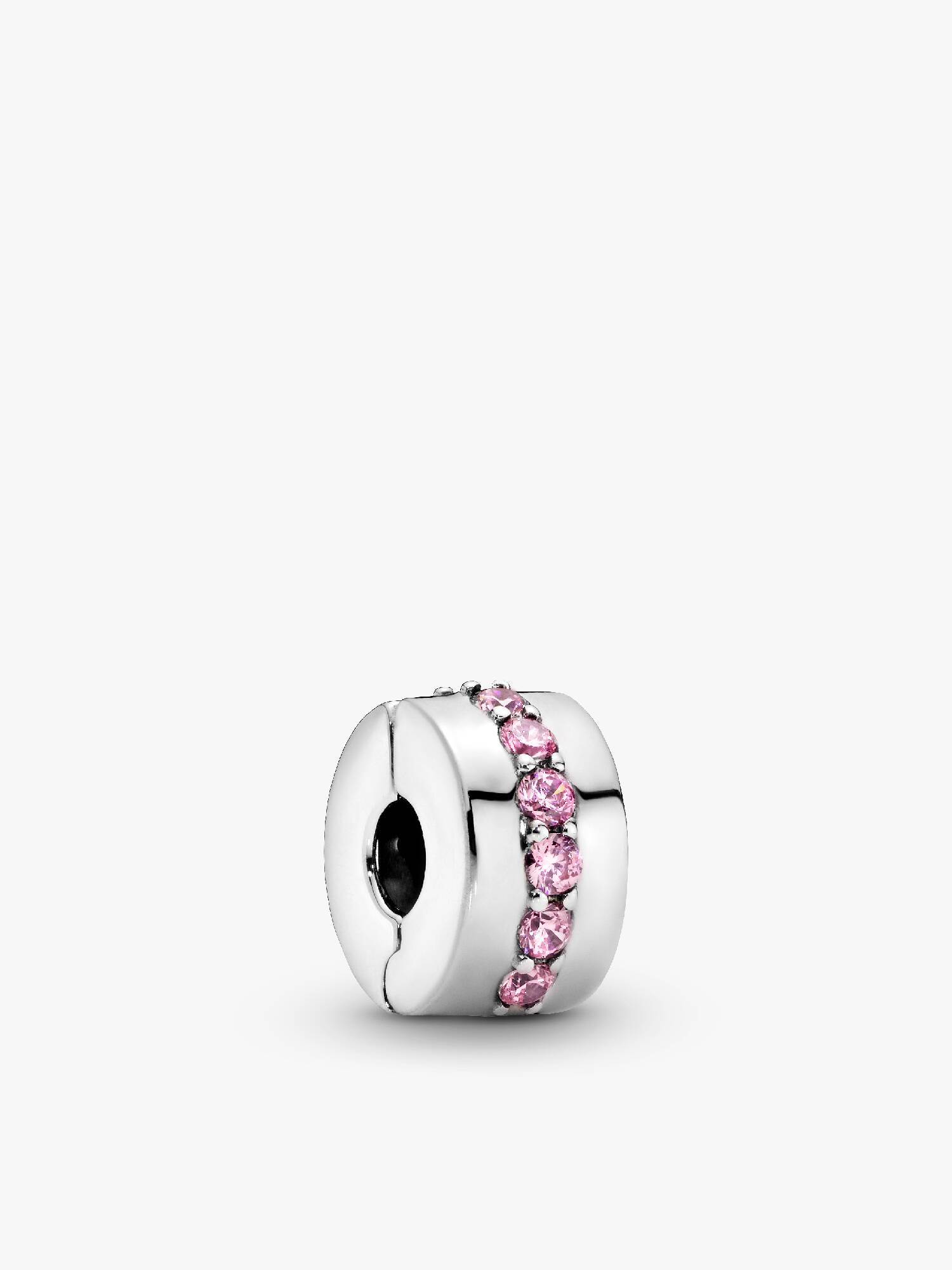 Glittrande rosa clipberlock