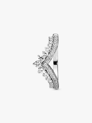Wishbone-ring med tiaradesign