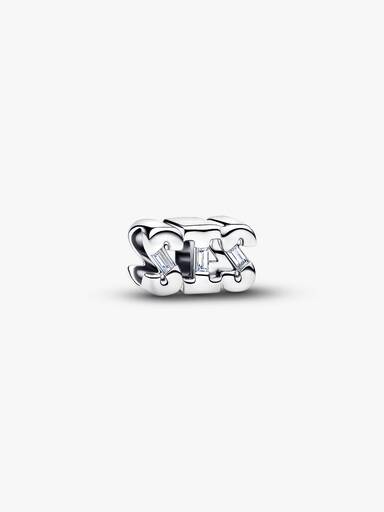 Glittrande berlock i sterlingsilver