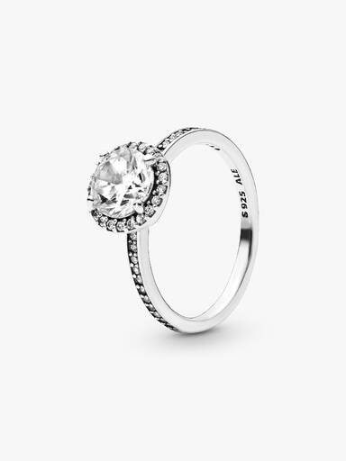 Rund glittrande ring