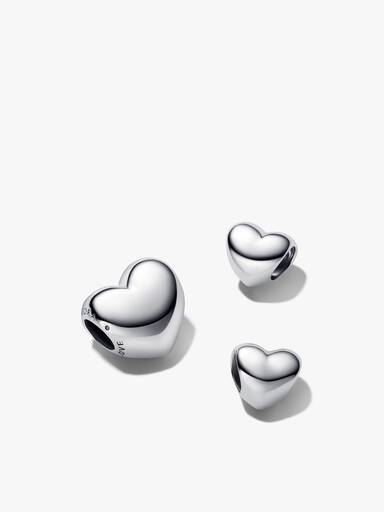 Set med hjärtformade berlocker