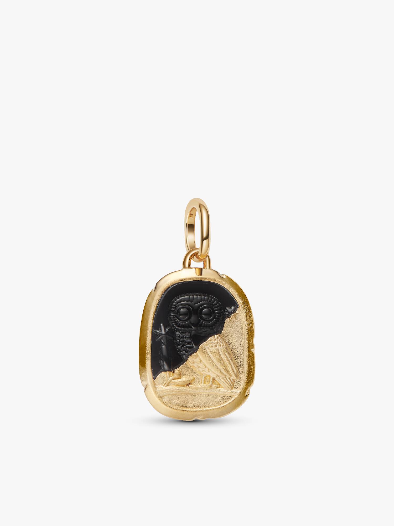 Medaljongberlock uggla