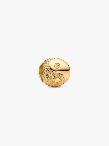 Strukturerad yin och yang miniberlock