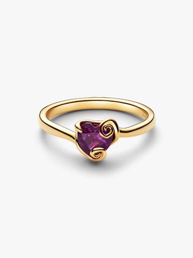 Disney The Nightmare Before Christmas Sally lila hjärtformad ring