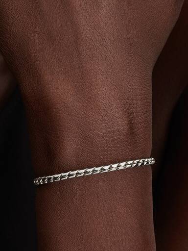Kedjearmband med runt lås