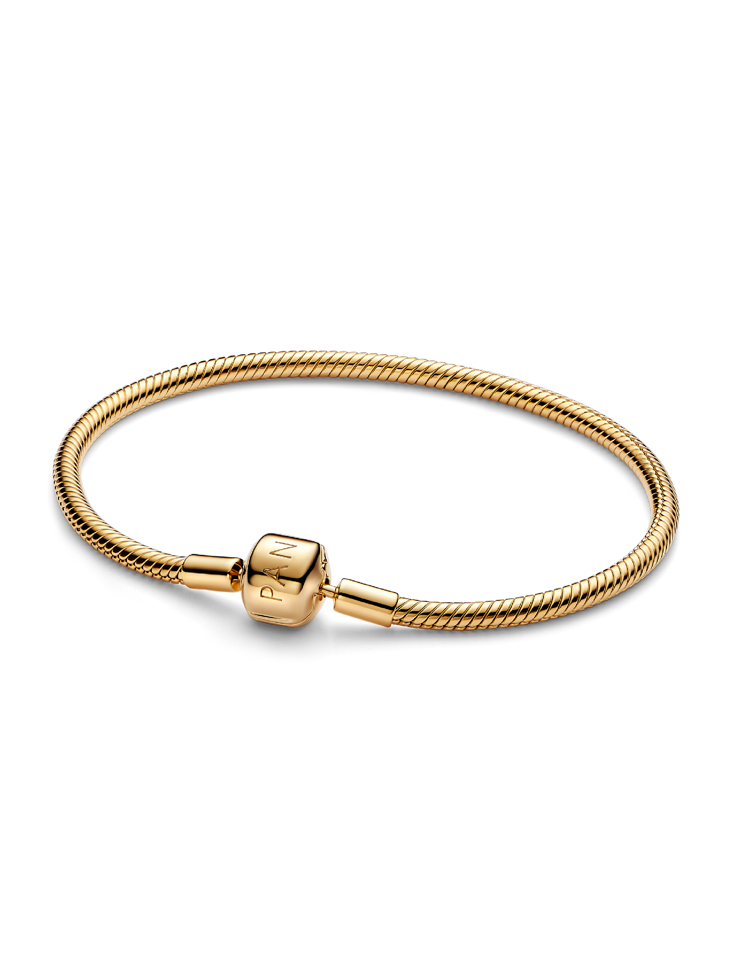 Ormkedjearmband med cylinderformat lås