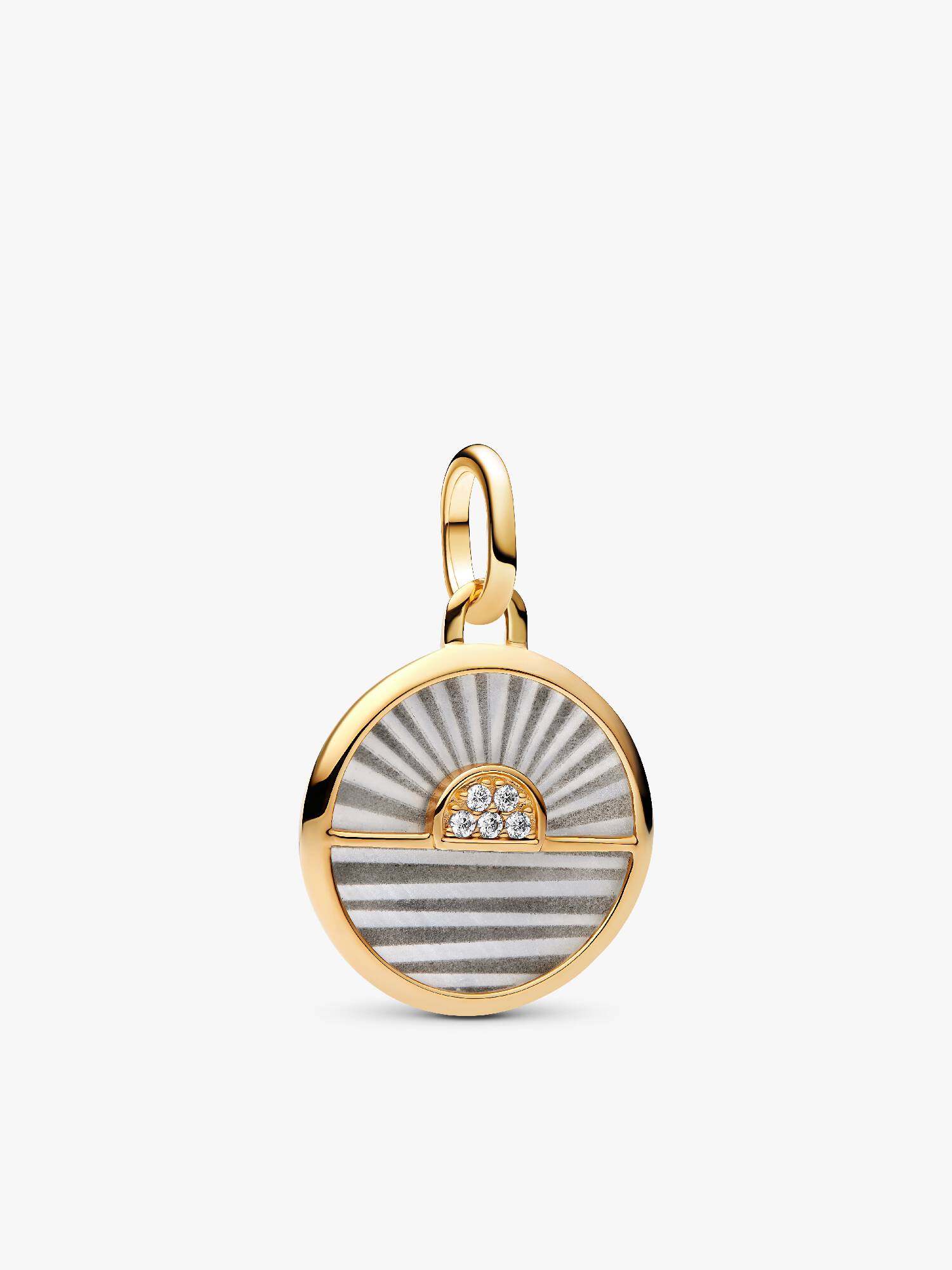 Glittrande medaljongberlock
