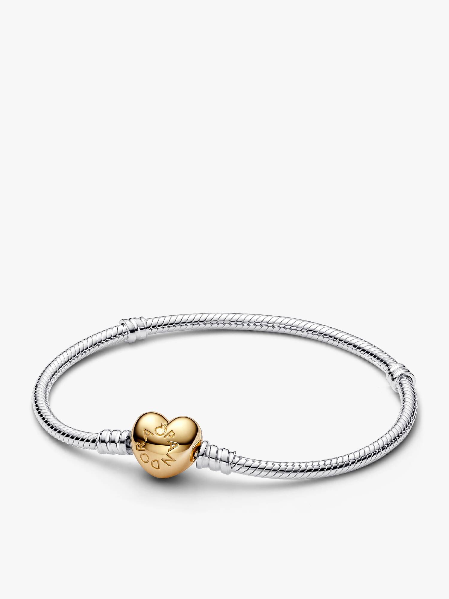 Ormkedjearmband med hjärtformat lås