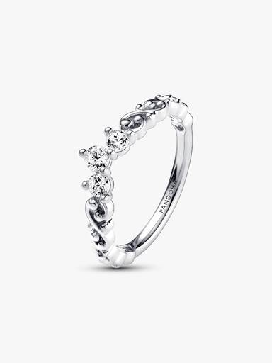 Regal Swirl Tiara Ring