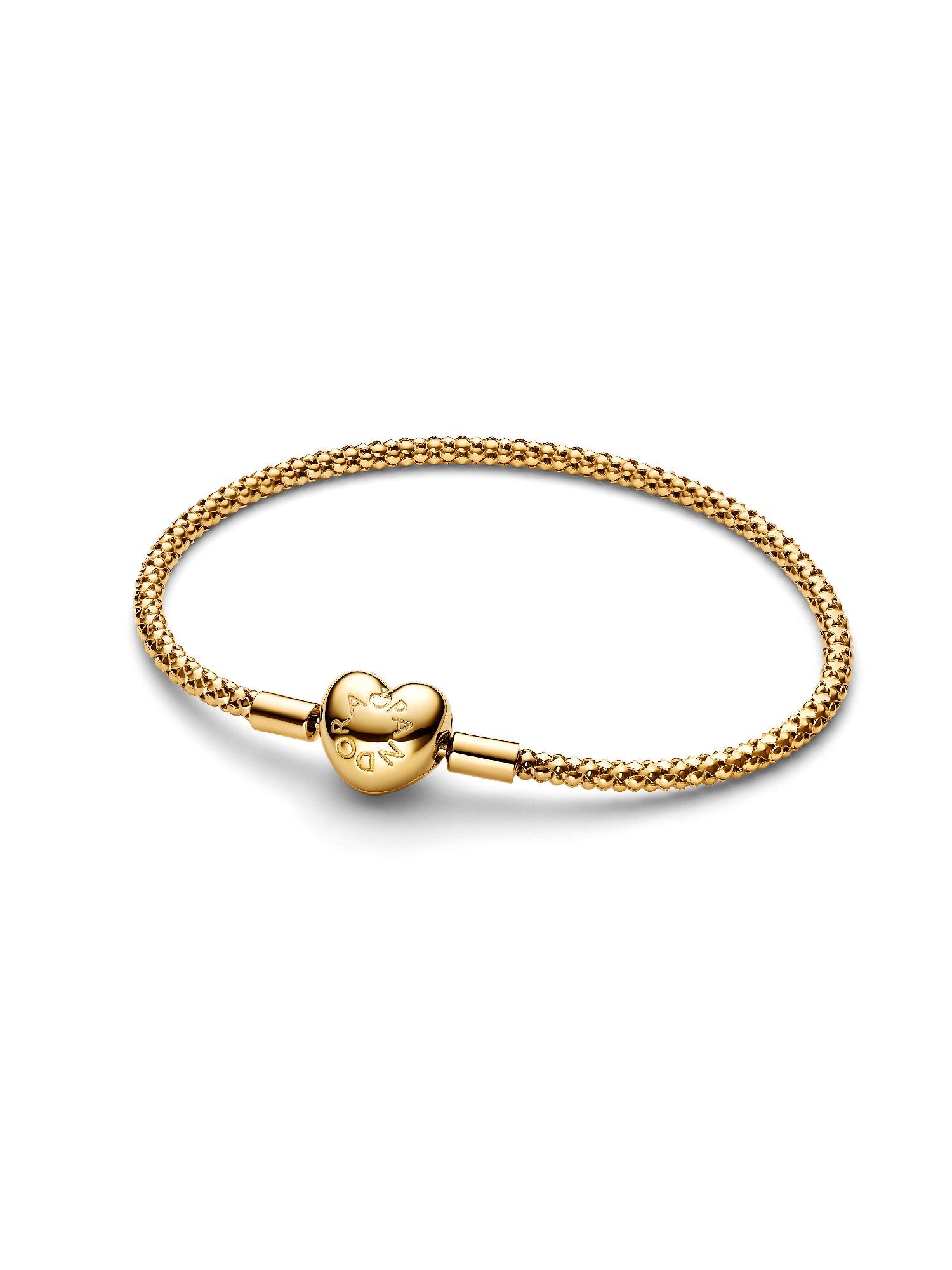 Ormkedjearmband med hjärtlås