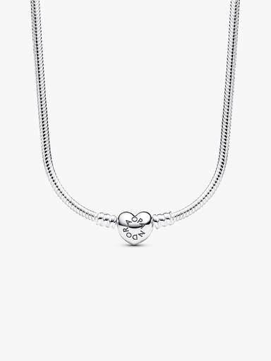 Pandora Moments halsband med hjärtformat lås