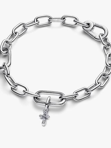 Pandora ME hängberlock glittrande kors