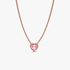 Collierhalsband med rosa sten Collierhalsband med rosa sten