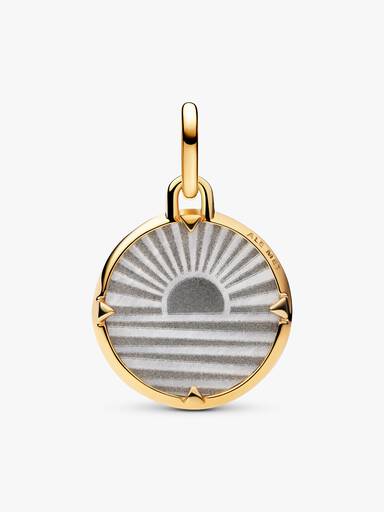 Glittrande medaljongberlock
