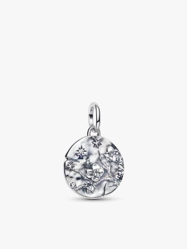 Evig körsbärsblomma halsband & medaljongberlockset