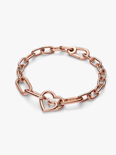 Pandora ME dubbel stylinglänk i roséguld