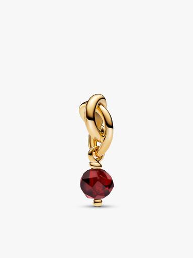 Januari Graverbar Hängande Berlock Halsband Set
