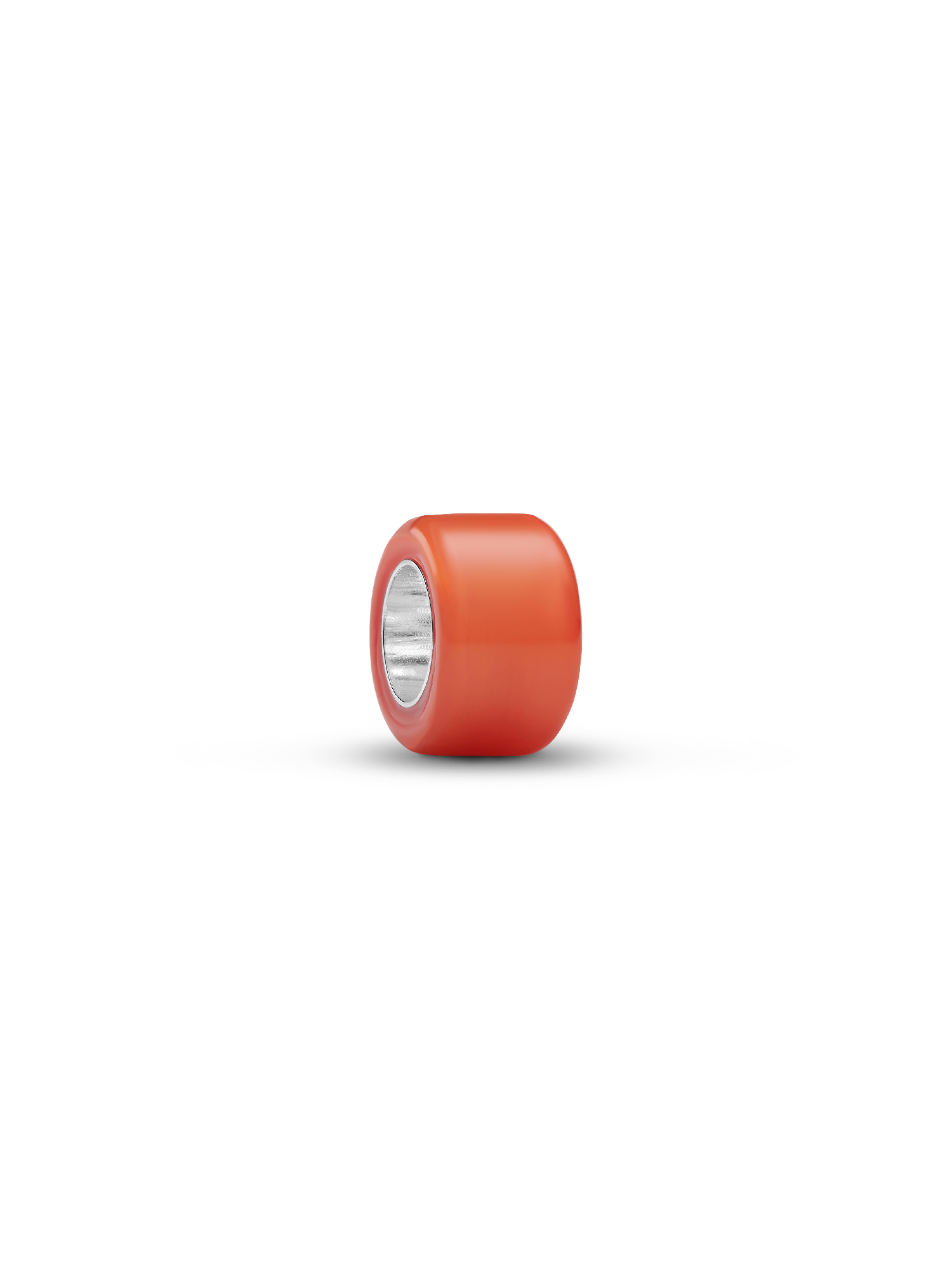 Miniberlock i orange muranoglas
