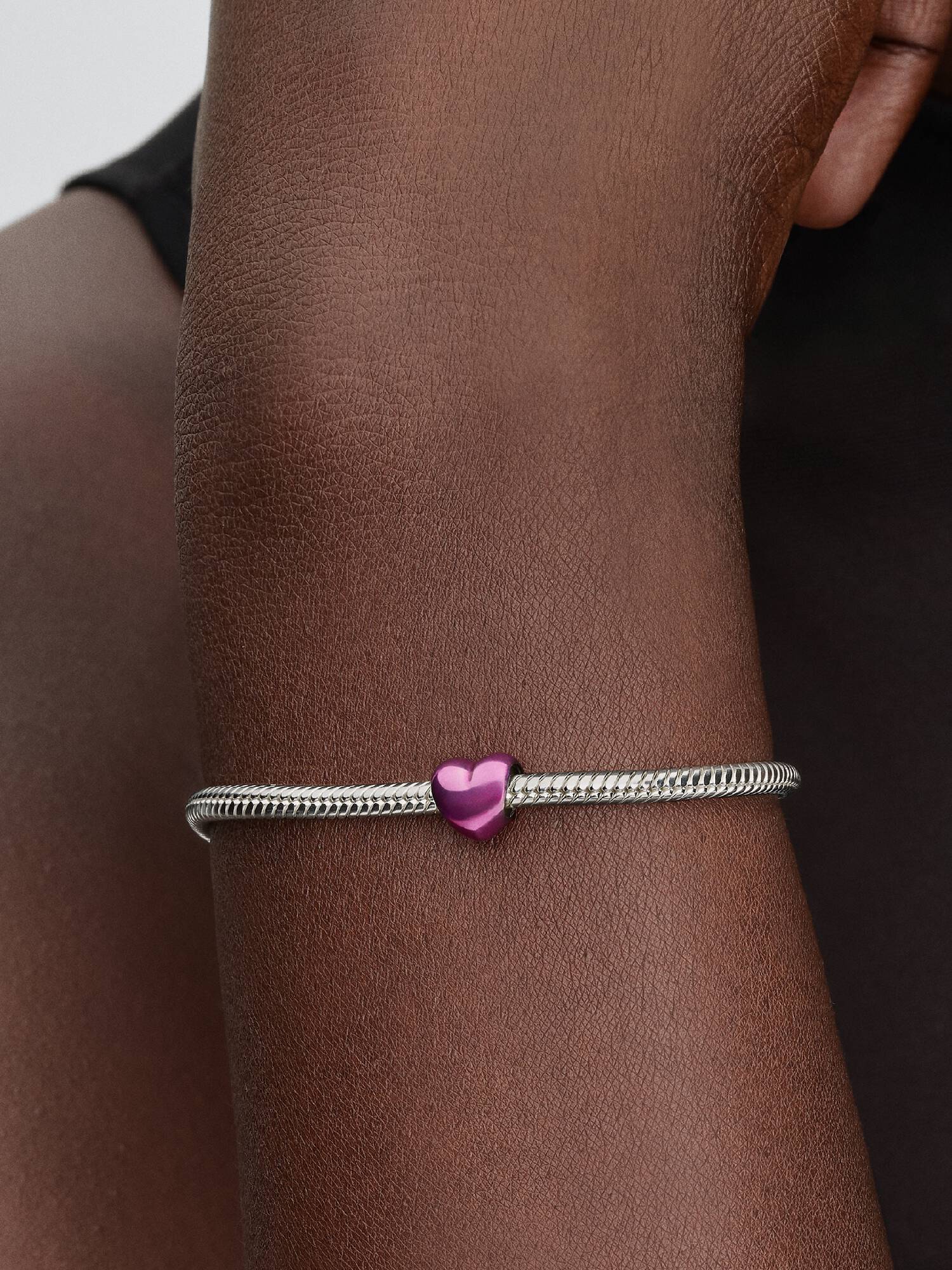 Miniberlock rosa hjärta