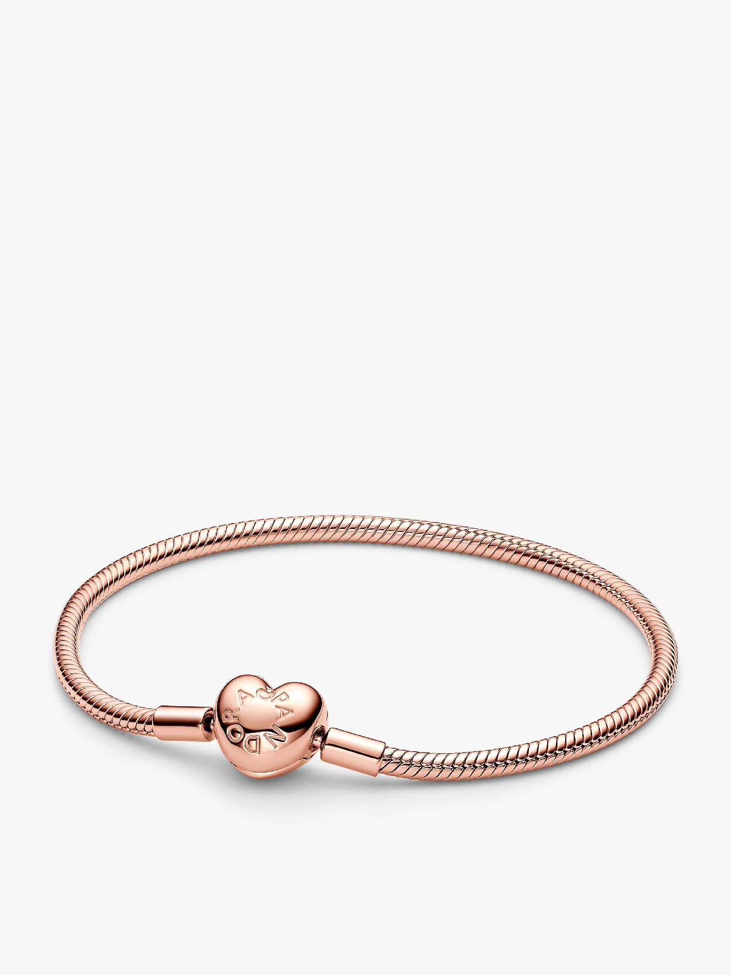 Pandora Moments ormkedjearmband med hjärtformat lås