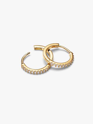 Glittrade, vågformade hoops